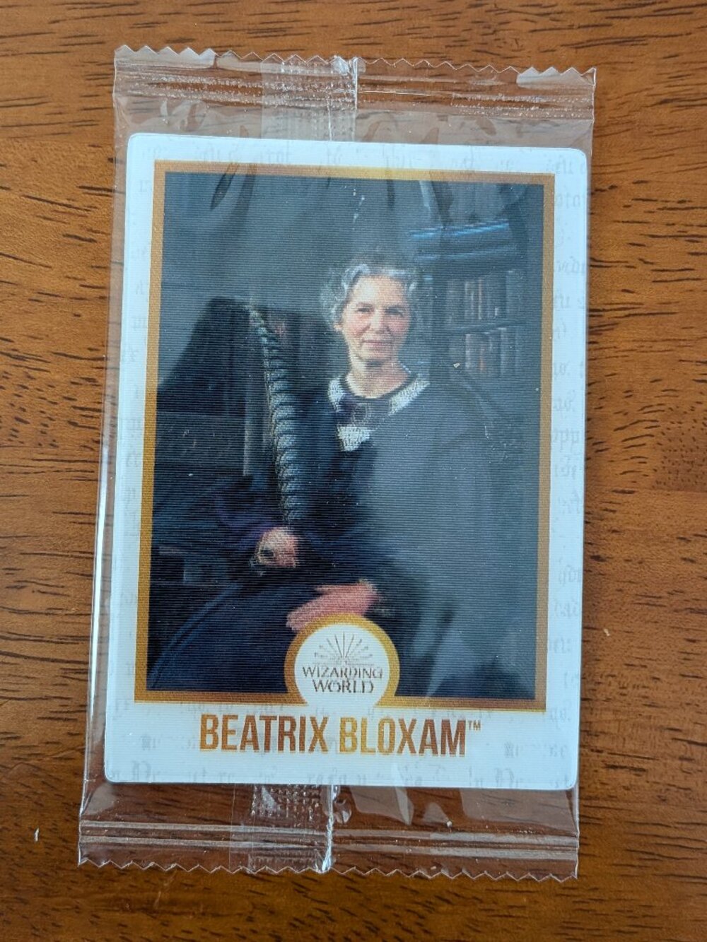 Harry Potter chocolate frog collectible card Beatrix Bloxam